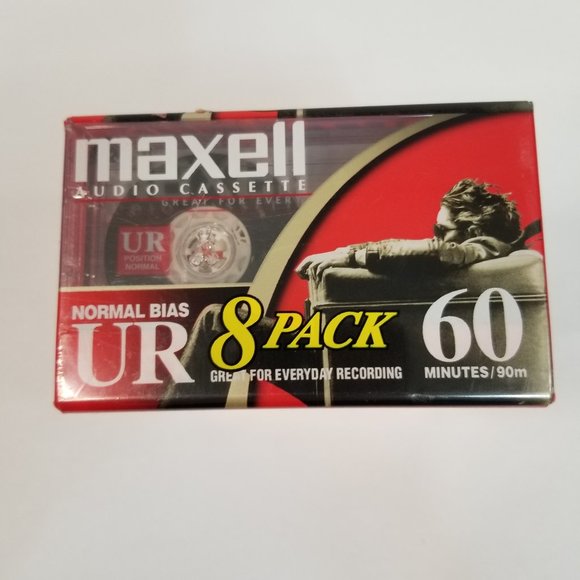 Maxell UR60 8 Pack 60 Minutes Normal Bias - Picture 7 of 7